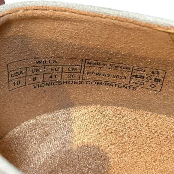 VIONIC Willa Leather Suede Supportive Slip On Loafer Flat Orthotic APMA - Picture 8 of 9